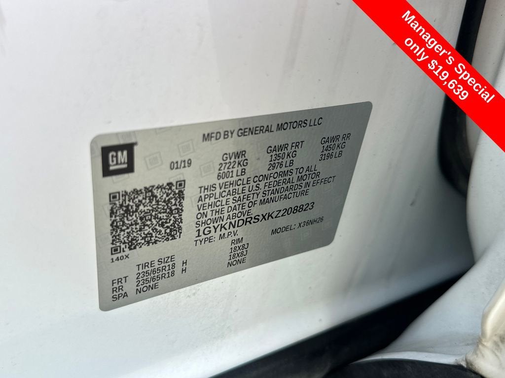 2019 Cadillac XT5 Luxury AWD