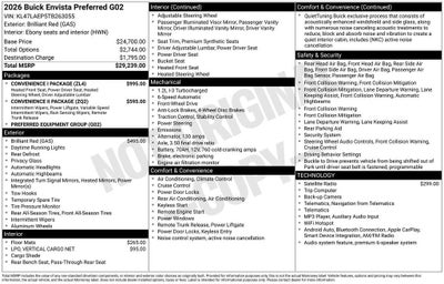 2026 Buick Envista Preferred