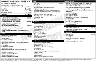 2026 Buick Envista Sport Touring