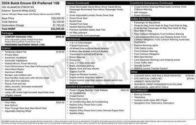 2026 Buick Encore GX Preferred